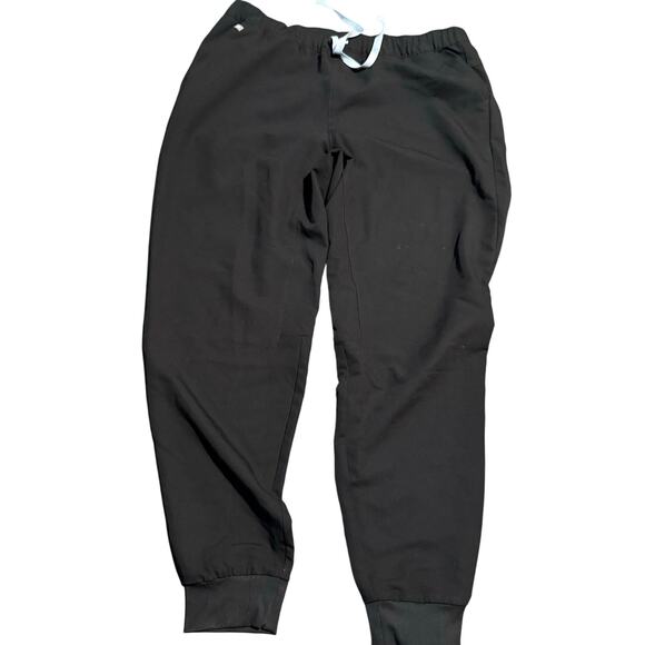 FIGS Jogger Scrub Pants, Black, Size XL Tall - Picture 1 of 7